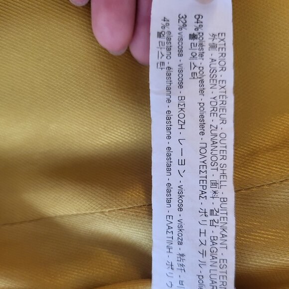 Zara Yellow Statement Blazer - Picture 3 of 4